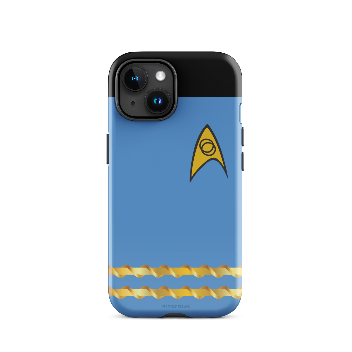 Star Trek Blaues Sternenflottenkommando Rang Tough Phone Case - iPhone