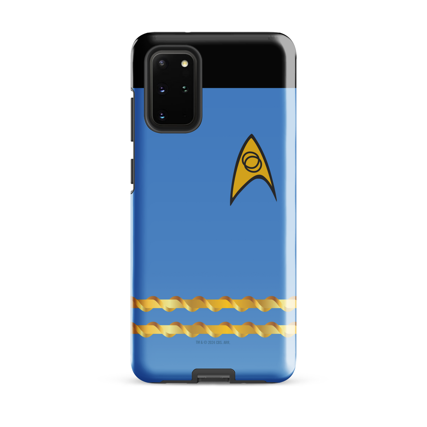 Star Trek Blaues Sternenflottenkommando Rang Tough Phone Case - Samsung