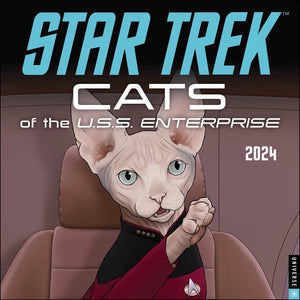 Star Trek: Cats 2024 Wall Calendar