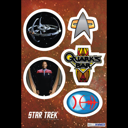 Star Trek: Deep Space Nine Feuille d'autocollants muraux