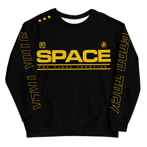 Star Trek Space The Final Frontier Racing Sweatshirt mit Rundhalsausschnitt