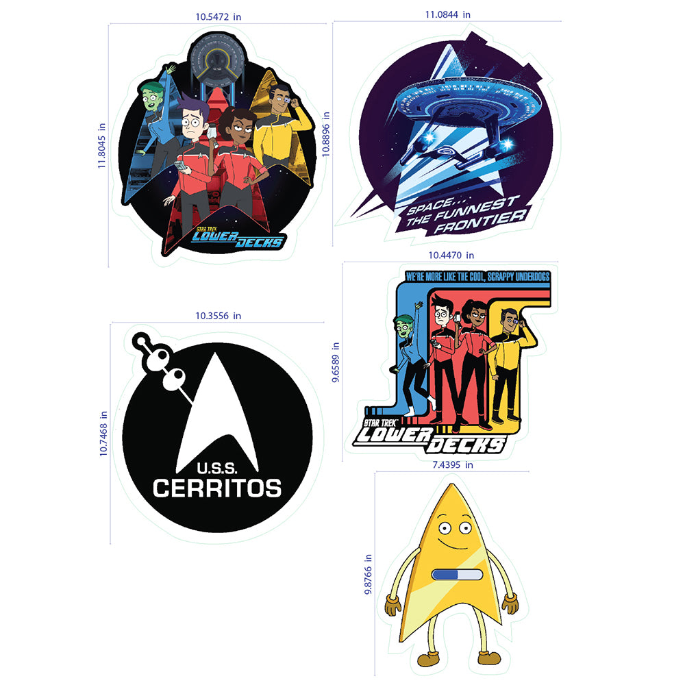 Star Trek: Lower Decks Hoja de adhesivos murales