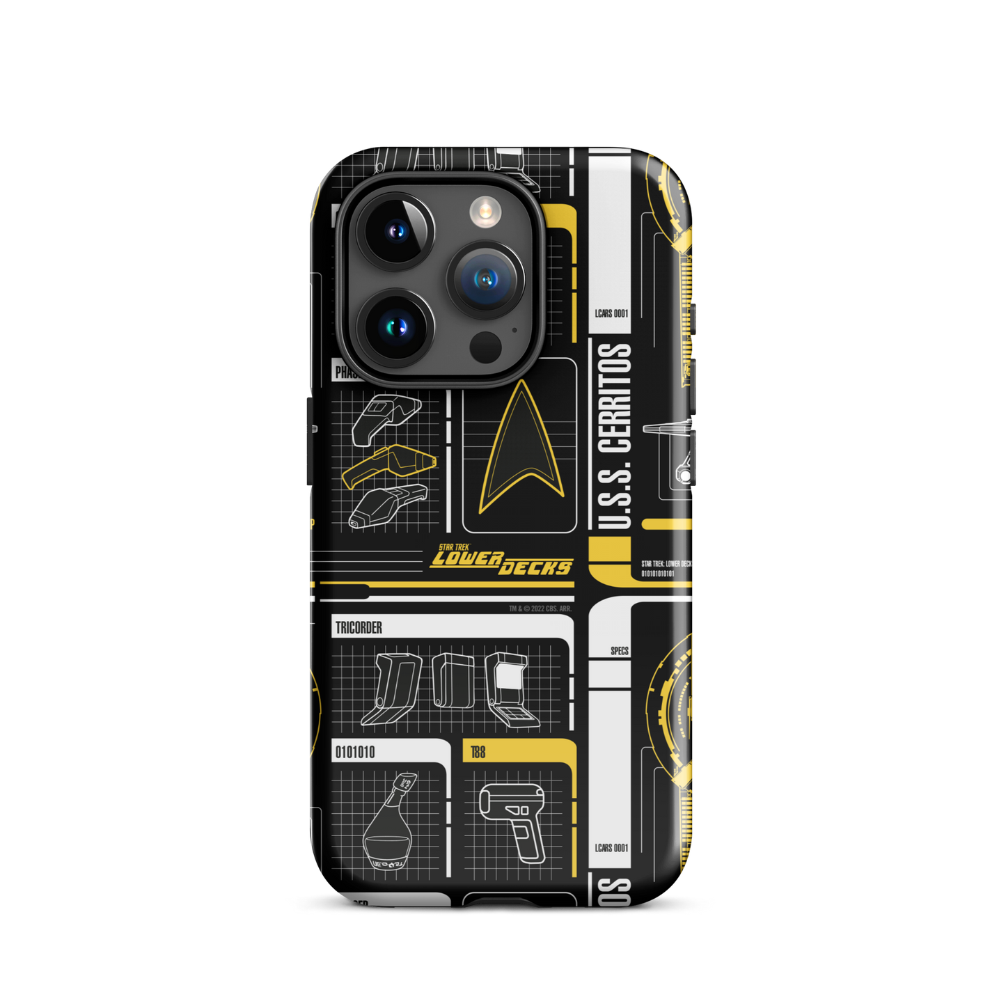 Star Trek: Lower Decks U.S.S Cerritos Patrón Funda Resistente - iPhone