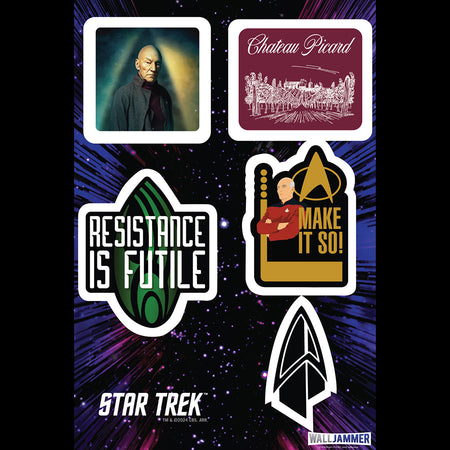 Star Trek: Picard Hoja de adhesivos murales