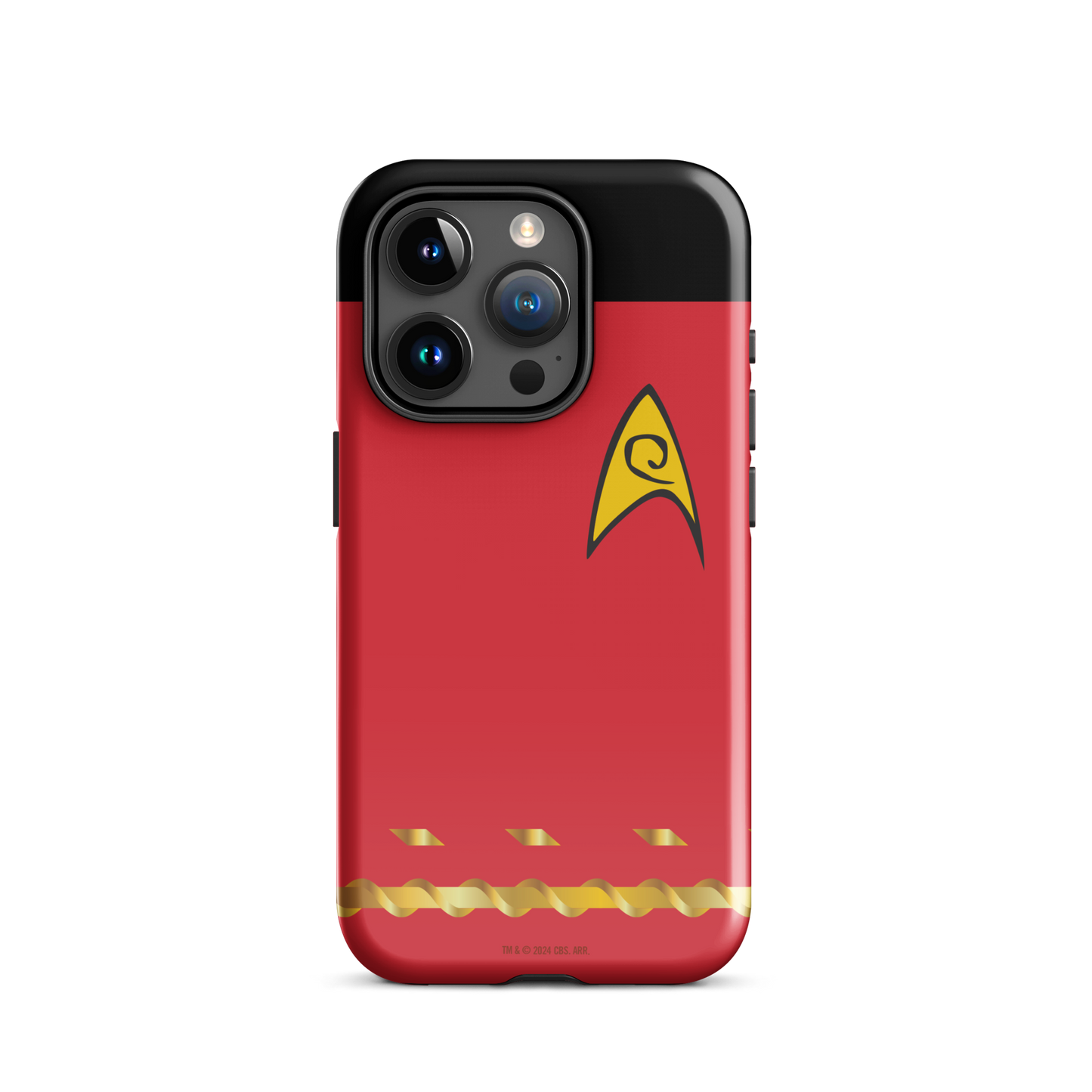 Star Trek Rote Sternenflottenkommando Rang Tough Phone Case - iPhone