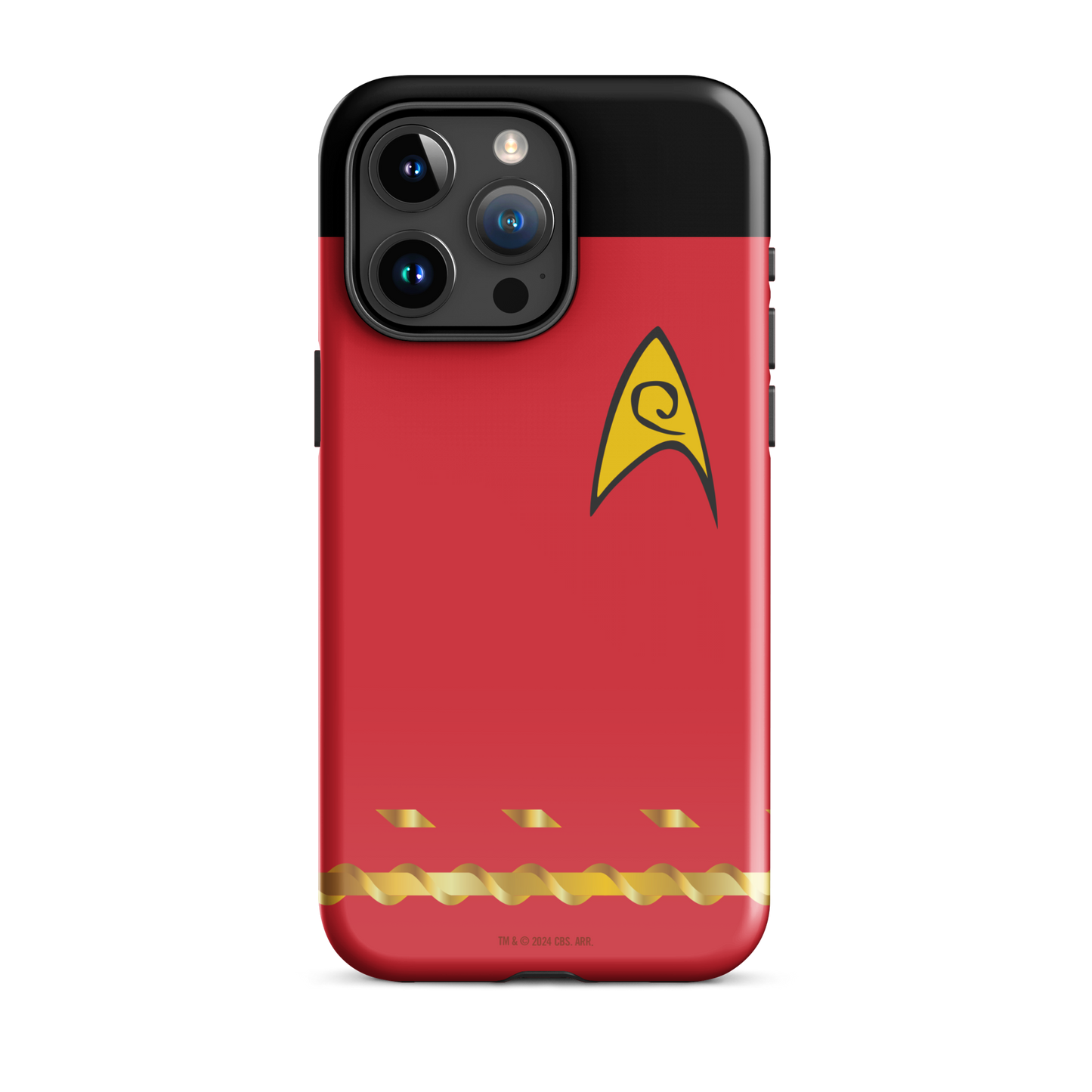 Star Trek Rojo Starfleet Command Rank Tough Phone Case - iPhone