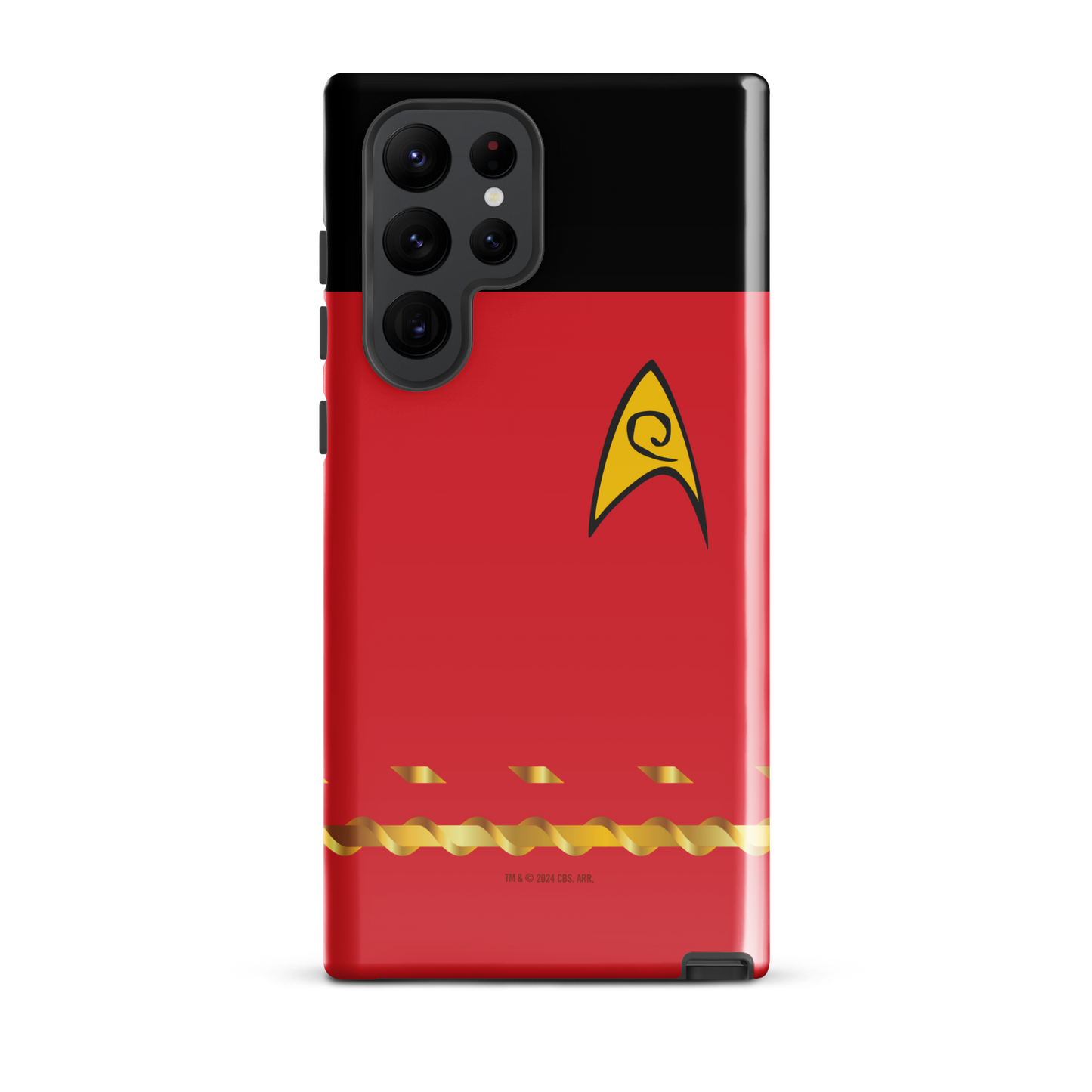 Star Trek Rote Sternenflottenkommando Rang Tough Telefon Fall - Samsung