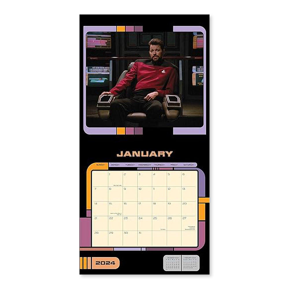 Star Trek The Next Generation Calendario de pared 2024 Paramount Shop