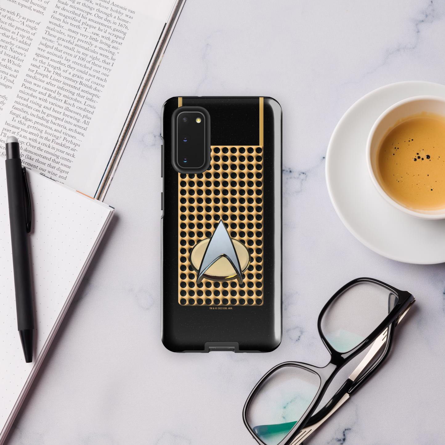 Star Trek: The Original Series Funda grande y resistente para teléfono Communicator Delta - Samsung
