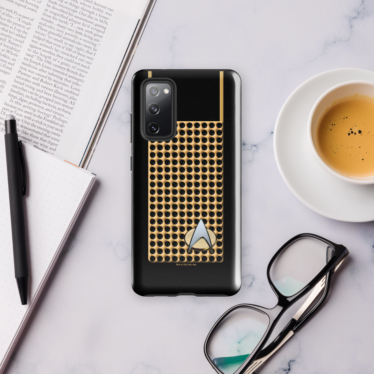 Star Trek: The Original Series Funda pequeña y resistente para teléfono Communicator Delta - Samsung