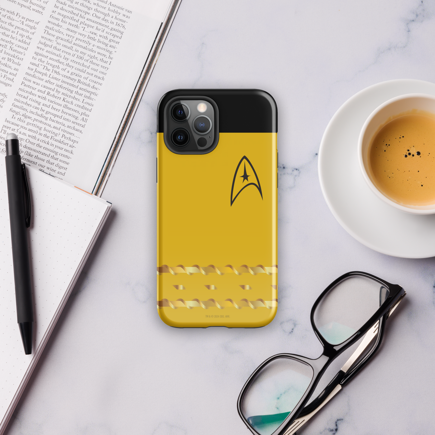 Star Trek Gelbe Starfleet Command Rank Tough Phone Case - iPhone