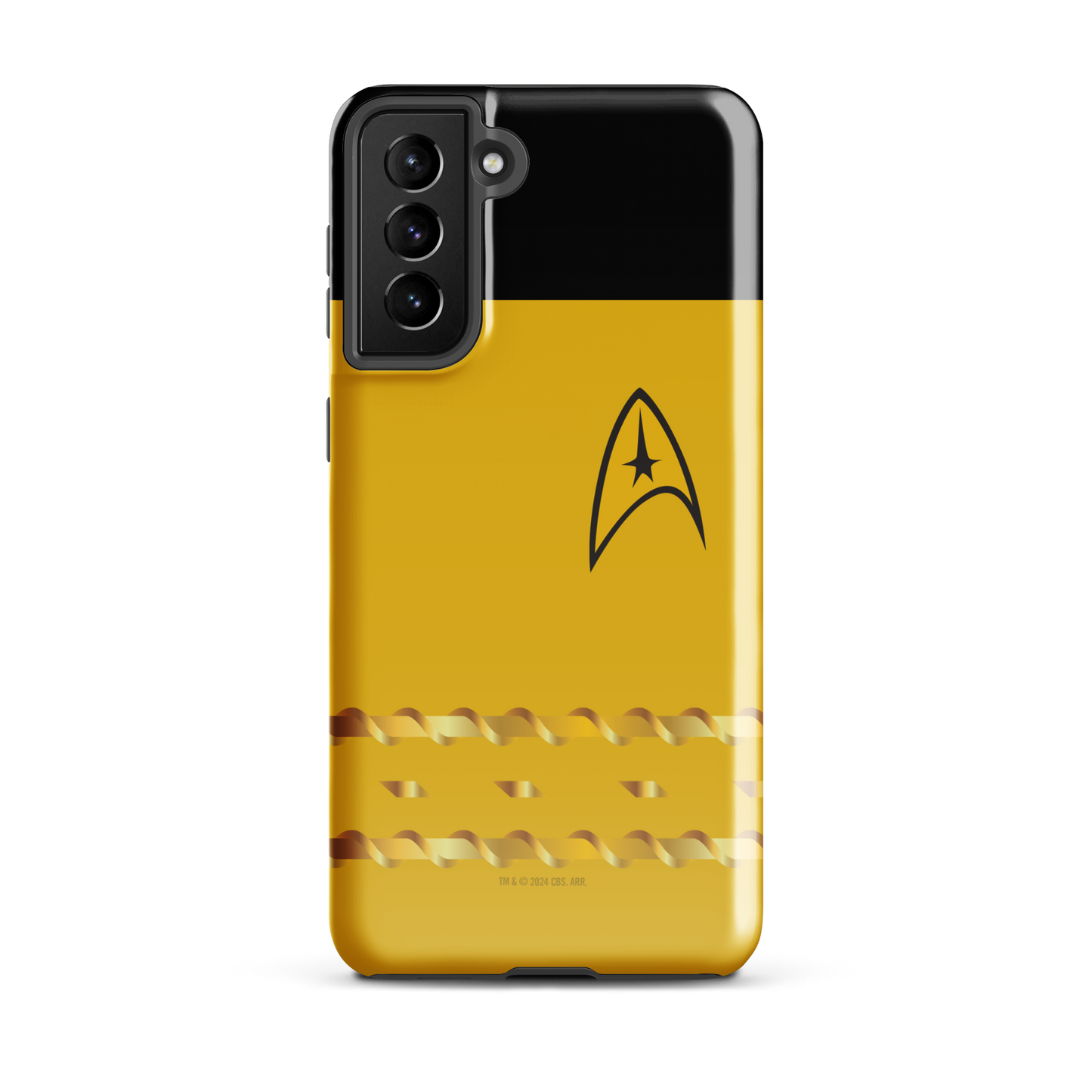 Star Trek Amarillo Starfleet Command Rank Tough Phone Case - Samsung