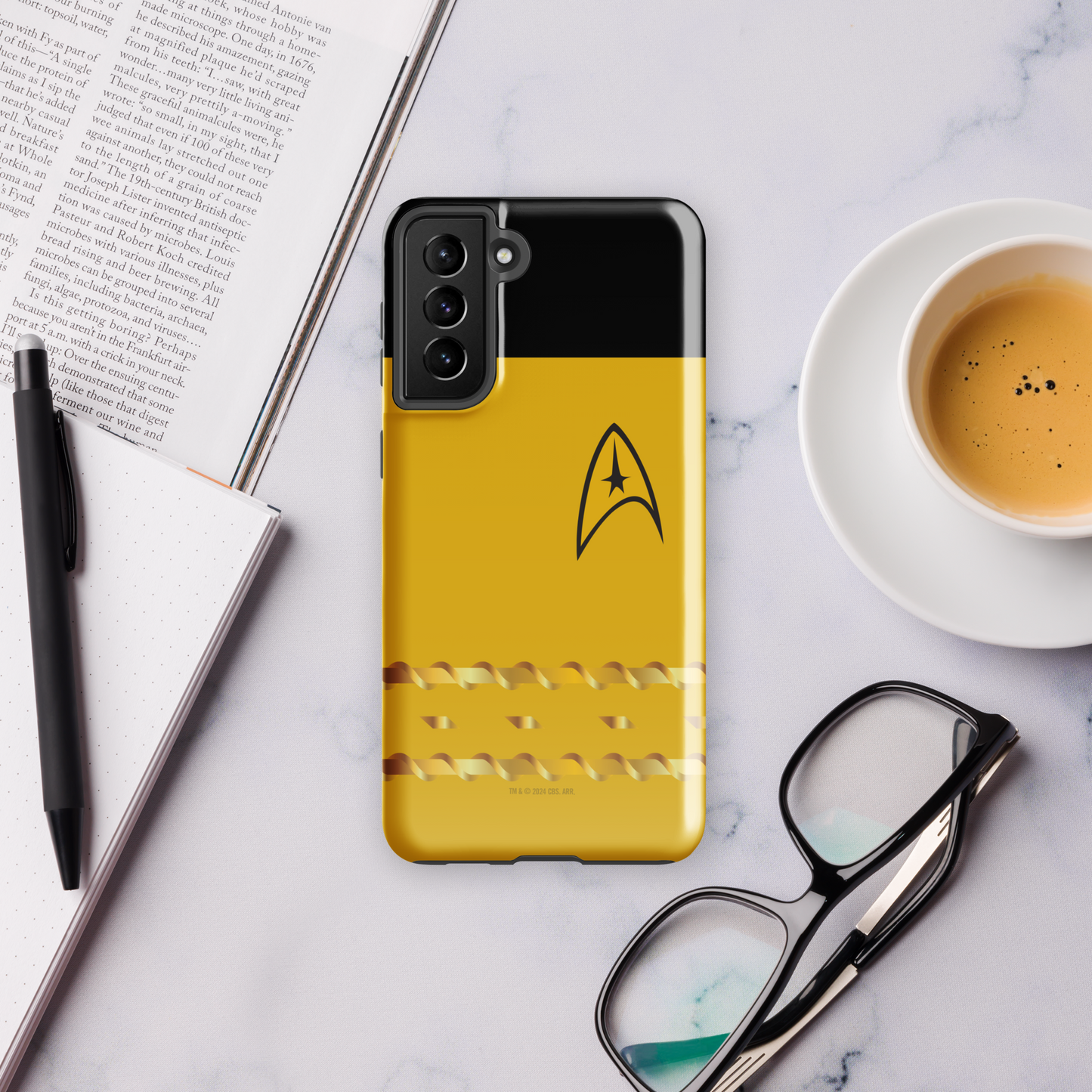 Star Trek Gelbe Starfleet Command Rank Tough Phone Case - Samsung