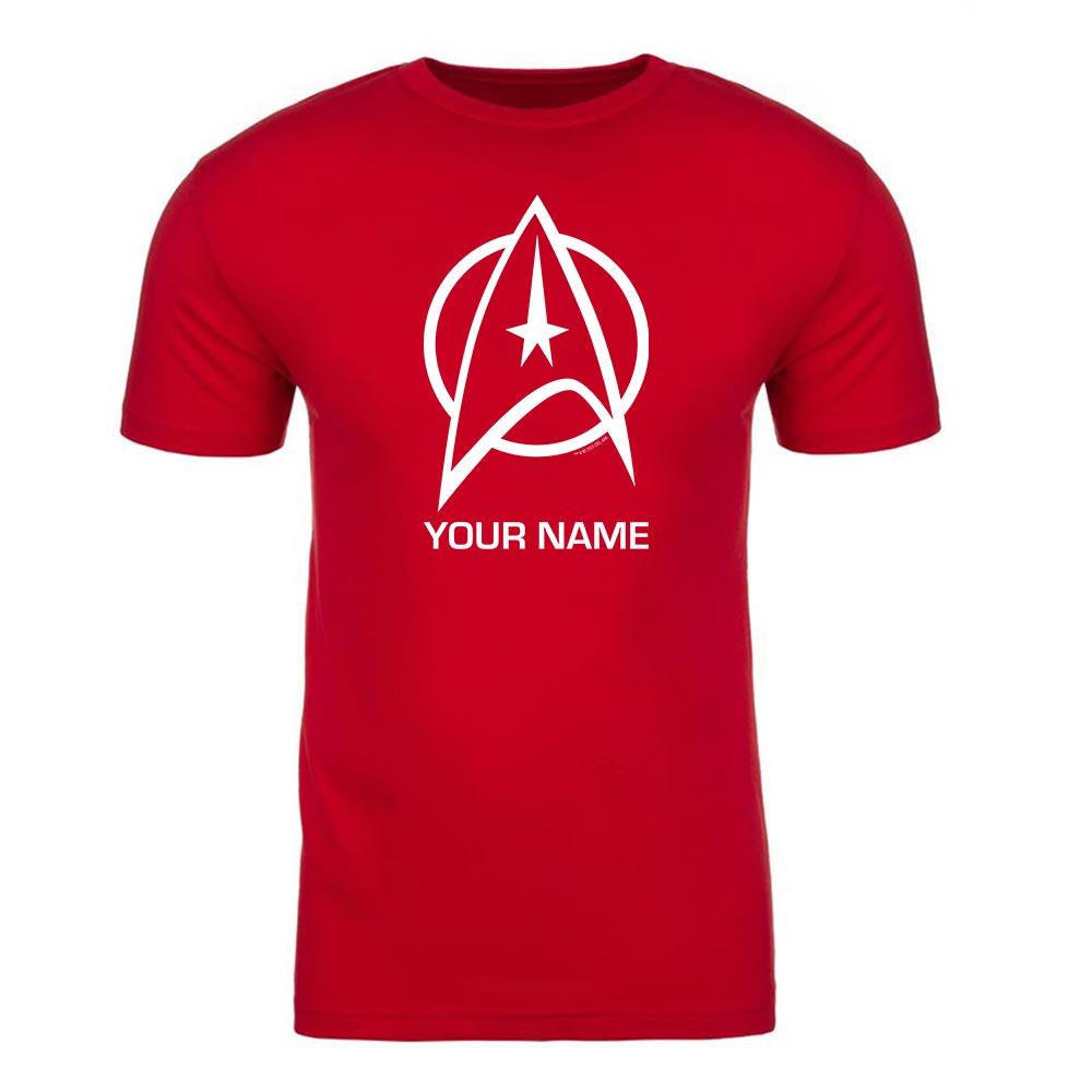Star Trek: The Original Series Delta Personalizado Adultos Camiseta de manga corta