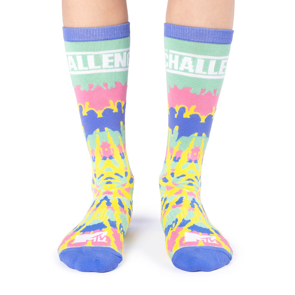 The Challenge Athletic Tie-Dye Crew Socks