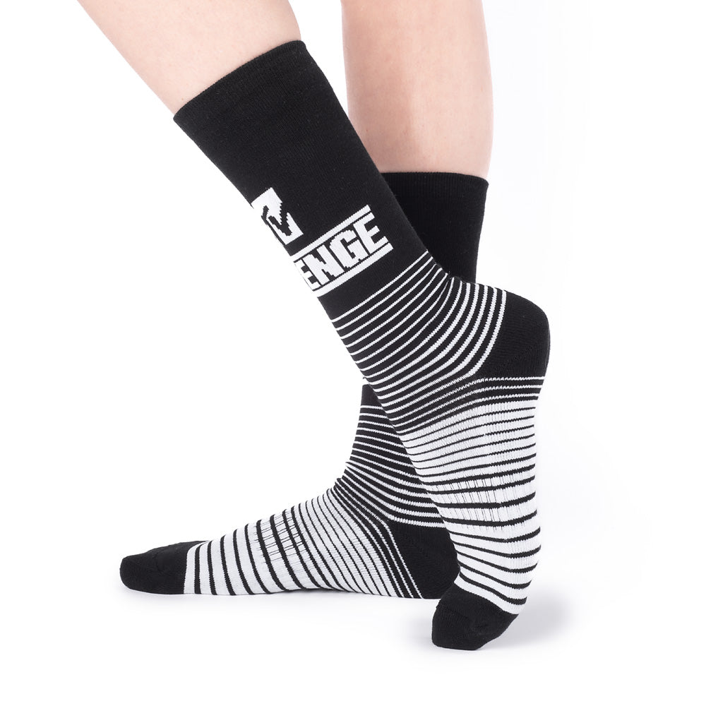 The Challenge Athletic Stripe Crew Socken