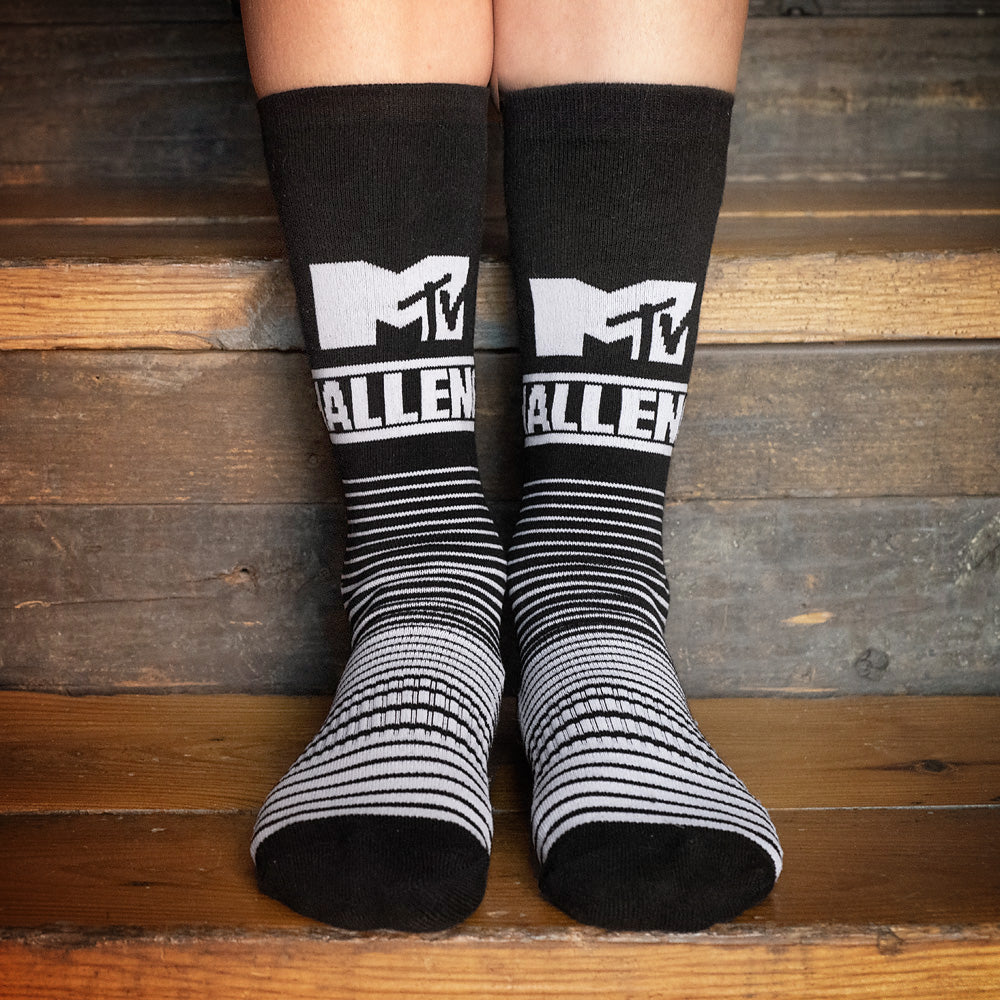 The Challenge Athletic Stripe Crew Socks