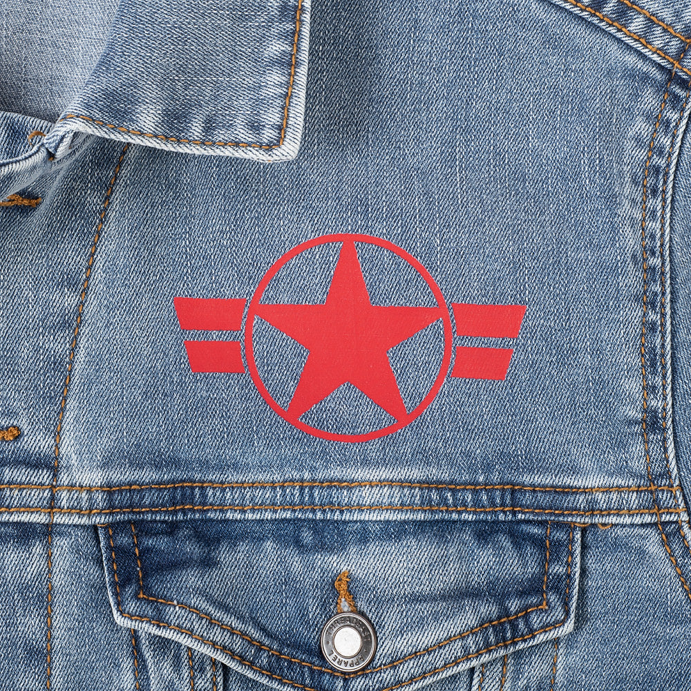 Top Gun: Maverick Veste en jean imprimée