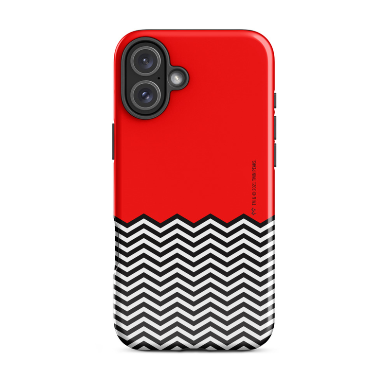 Twin Peaks Étui résistant pour téléphone portable Red Room Chevron - iPhone