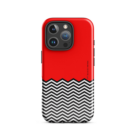 Twin Peaks Étui résistant pour téléphone portable Red Room Chevron - iPhone