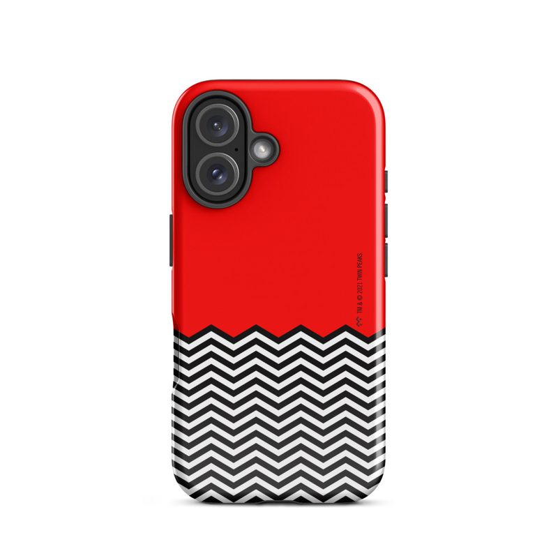 Twin Peaks Étui résistant pour téléphone portable Red Room Chevron - iPhone