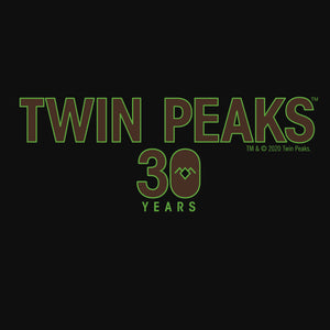 Twin Peaks 30º aniversario Logo HombresCamiseta Tri-Blend