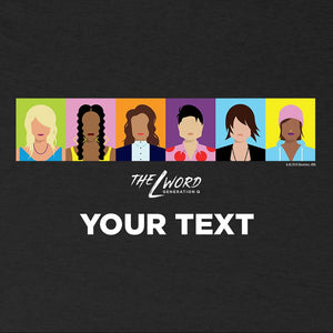 The L Word: Generation Q Personalized Horizontal Faces Women's Tri-Blend T-Shirt
