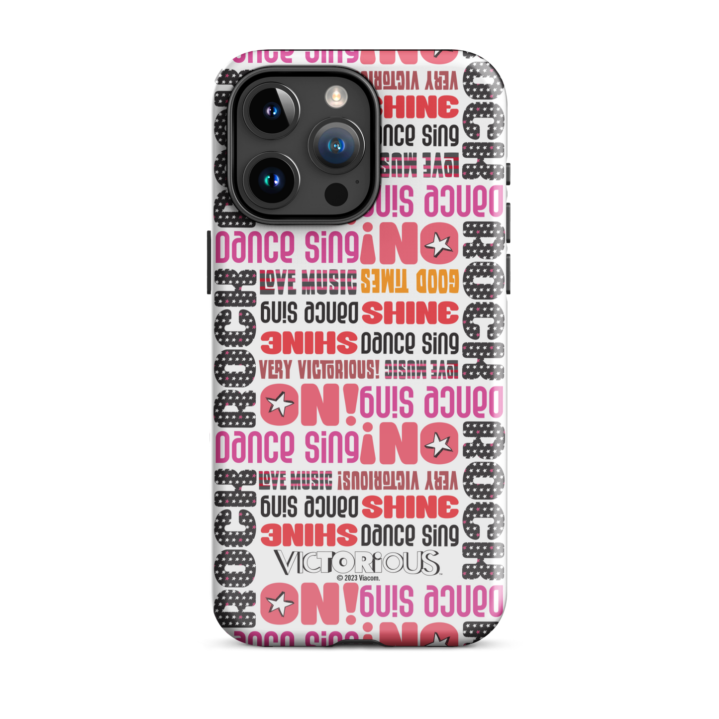 Victorious Dance Sing Shine Pattern Tough Phone Case - iPhone - Paramount Shop