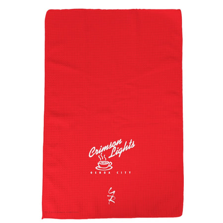 Young and the Restless Crimson Lights Kitchen Towel