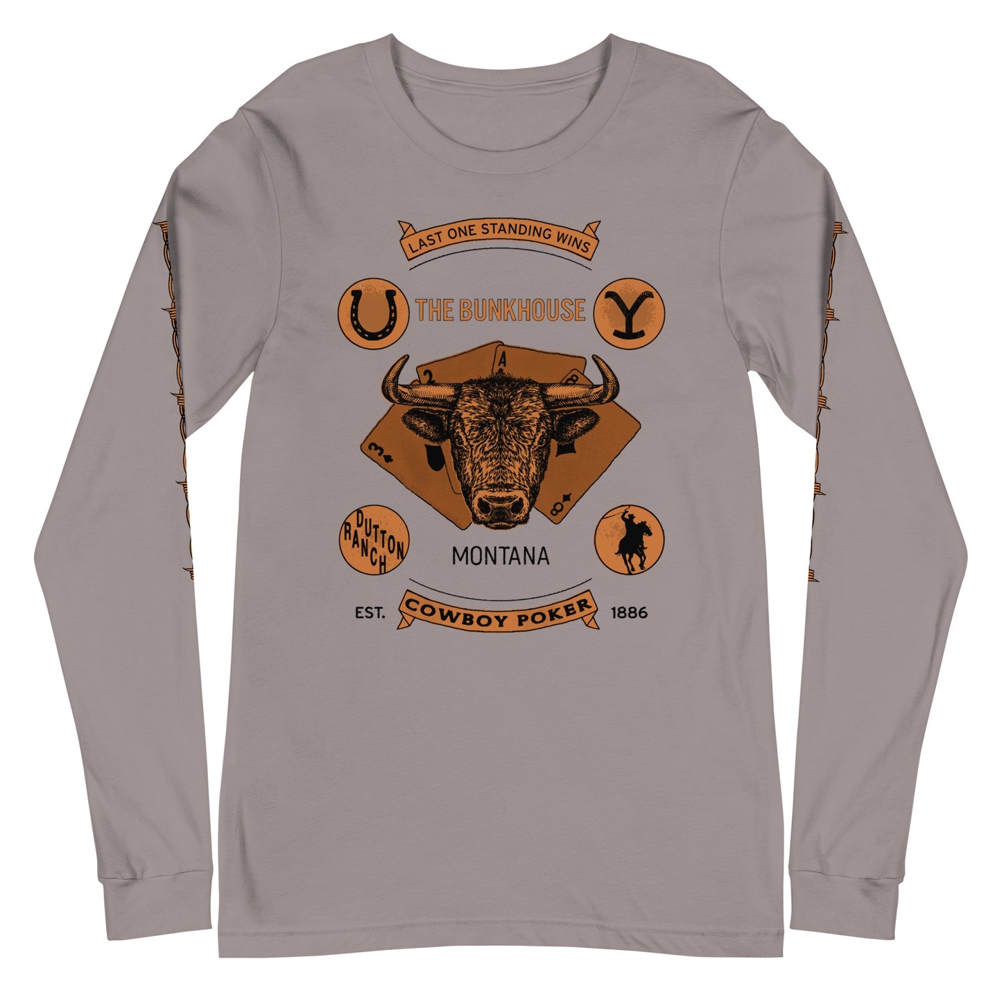 Yellowstone T-shirt à manches longues Bunkhouse Bison