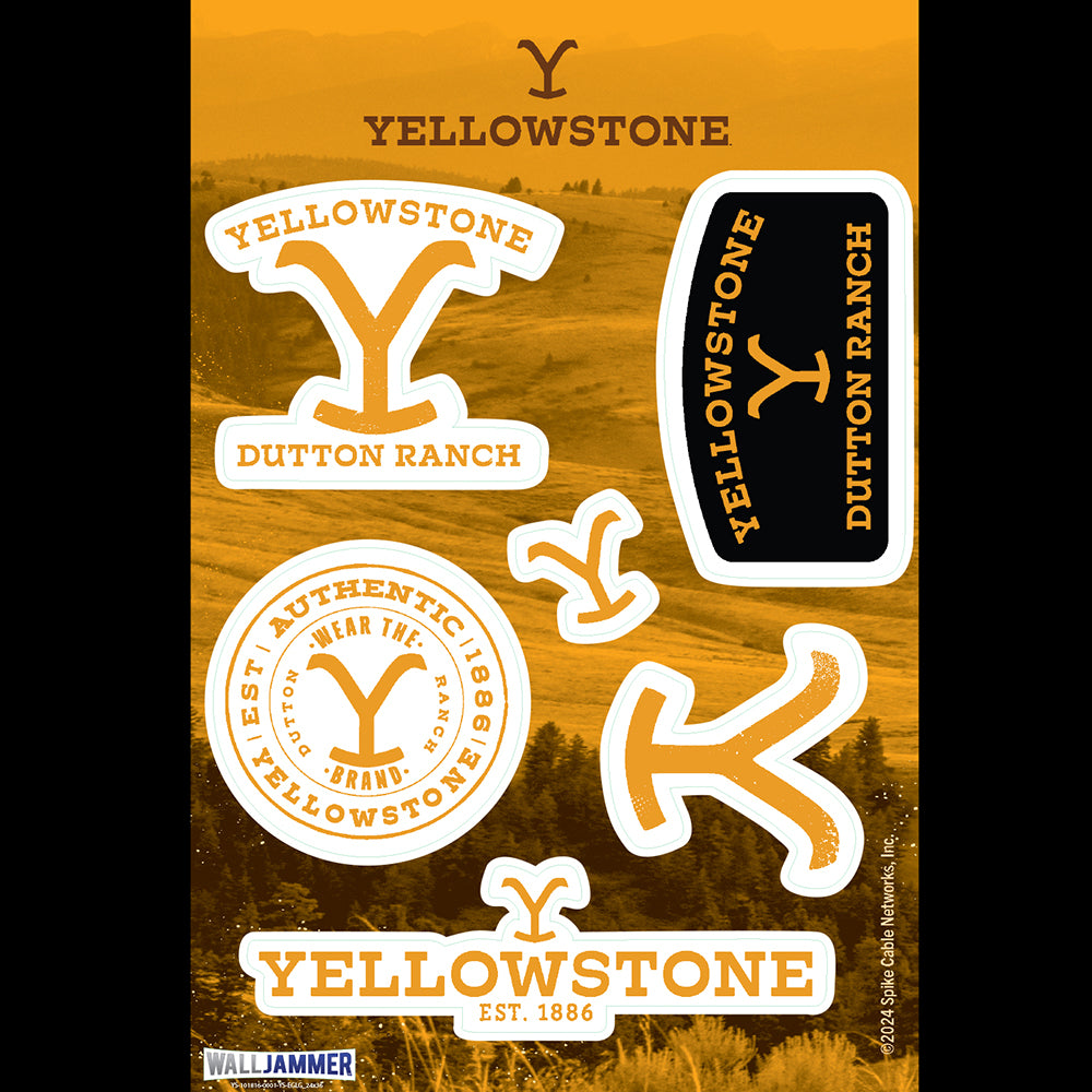 Yellowstone Logo Pared Pegatinas