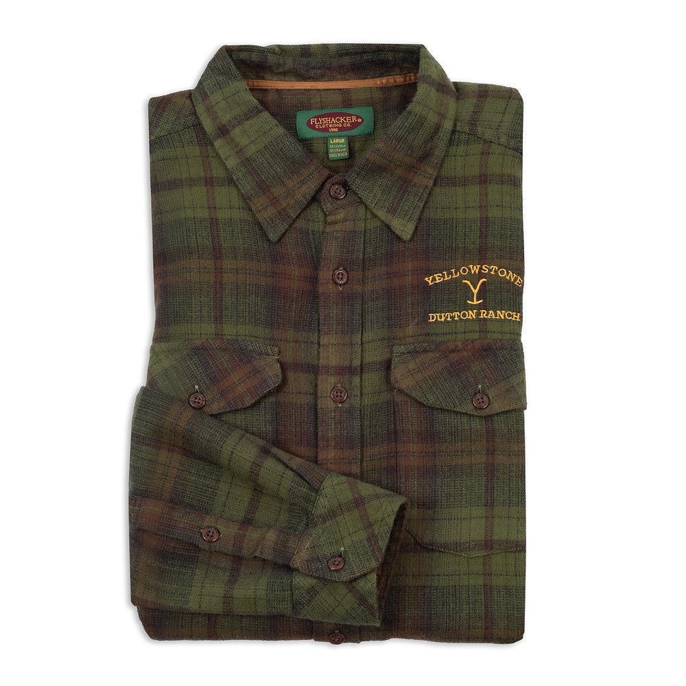 Yellowstone Embroidered The Wyatt Flannel Shirt