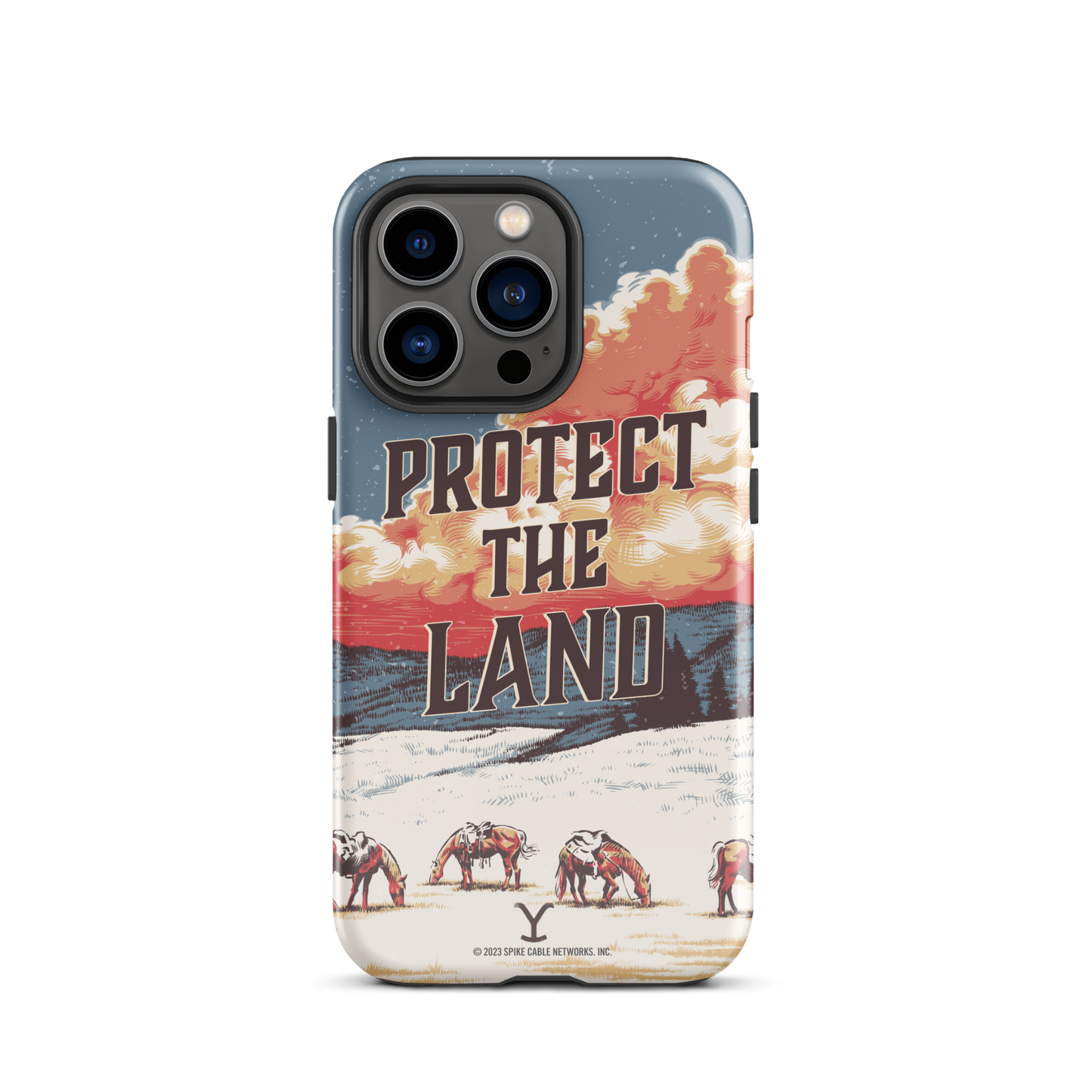 Yellowstone Protégez la terre Étui résistant pour téléphone - iPhone