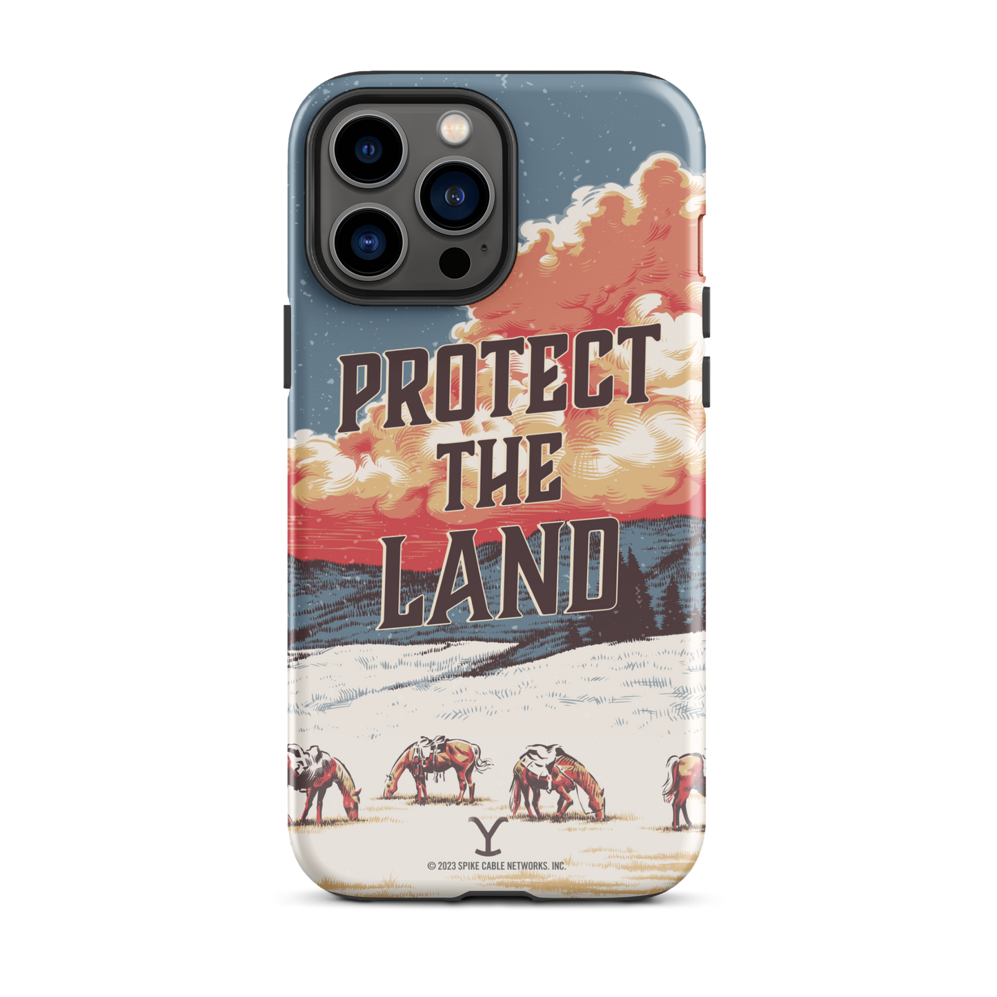 Yellowstone Schützen Sie das Land Tough Phone Case - iPhone