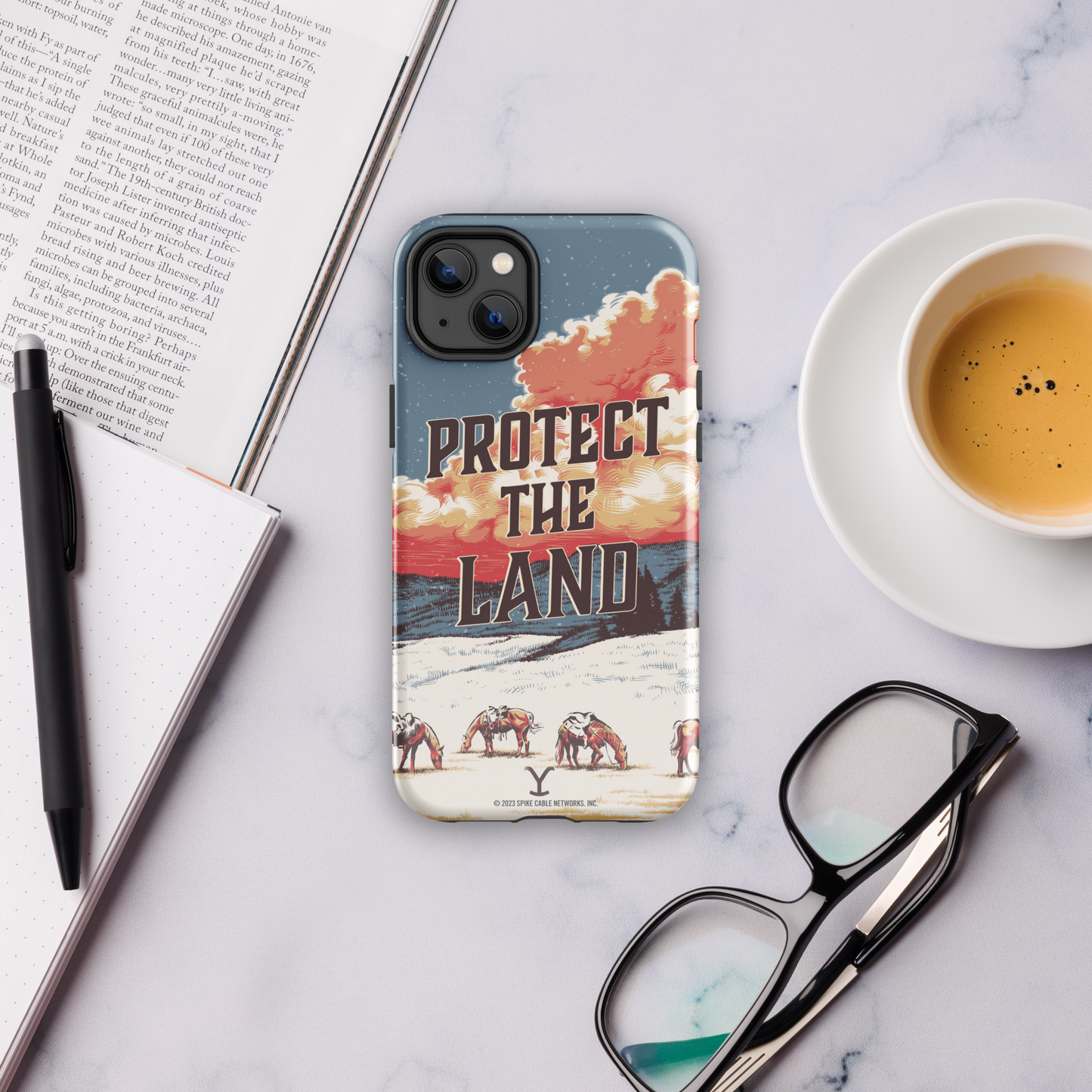 Yellowstone Schützen Sie das Land Tough Phone Case - iPhone