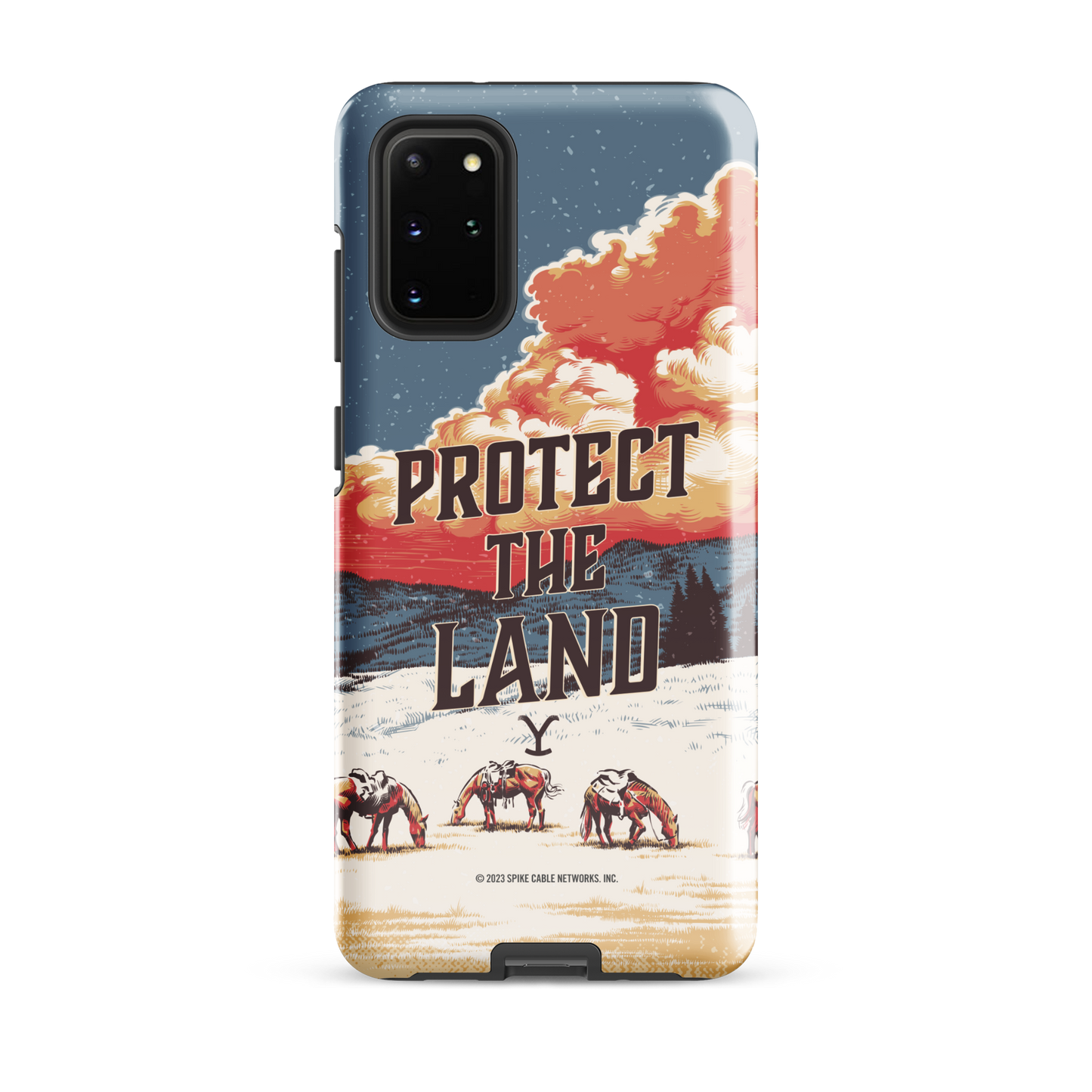 Yellowstone Protégez la terre Étui résistant pour téléphone portable - Samsung
