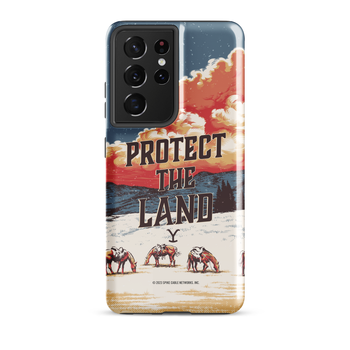 Yellowstone Protege la tierra Funda resistente para teléfono - Samsung