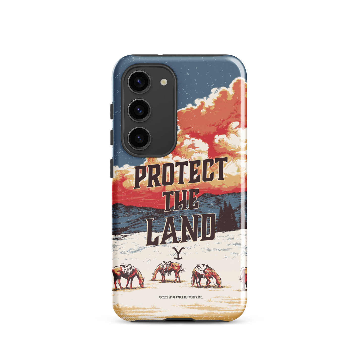 Yellowstone Protégez la terre Étui résistant pour téléphone portable - Samsung