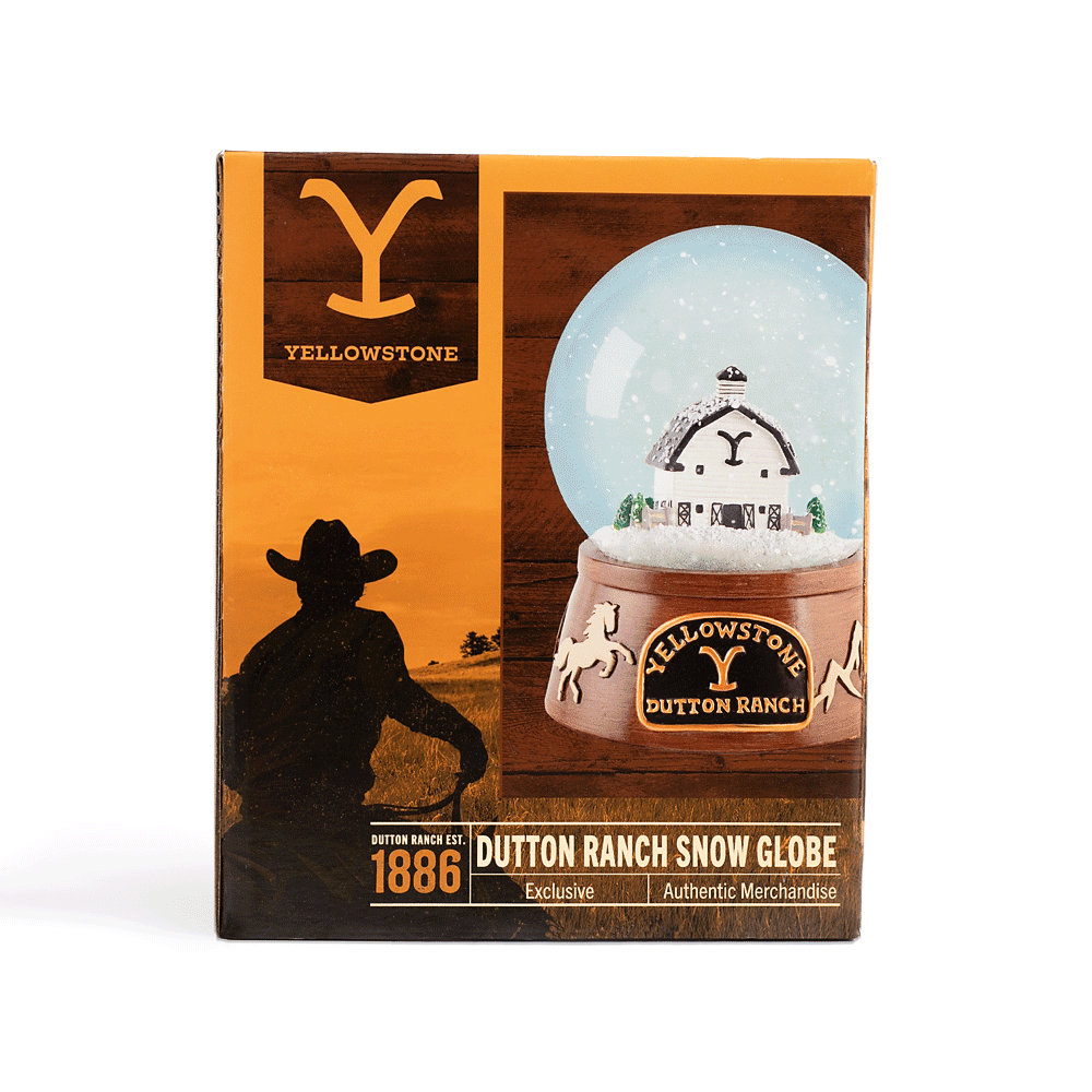 Yellowstone Dutton Ranch Snow Globe - exclusif