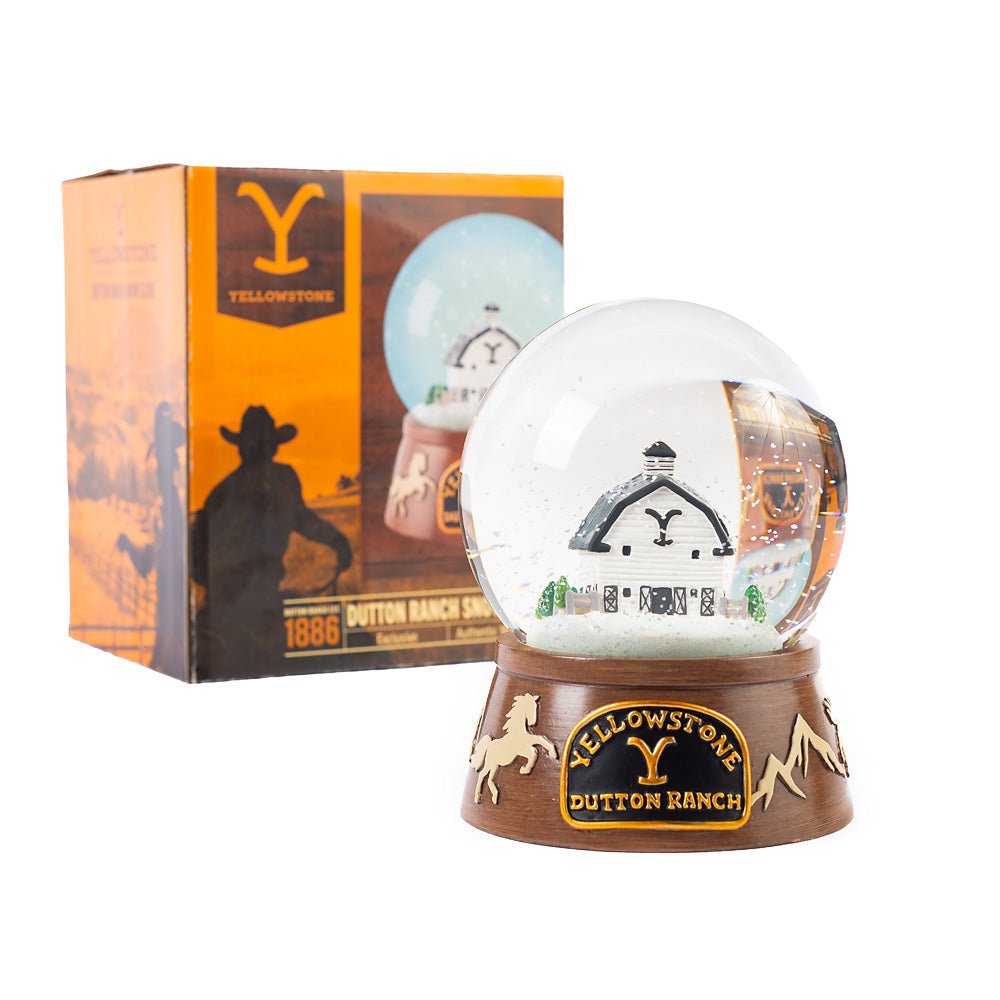 Yellowstone Ranch Dutton Snow Globe