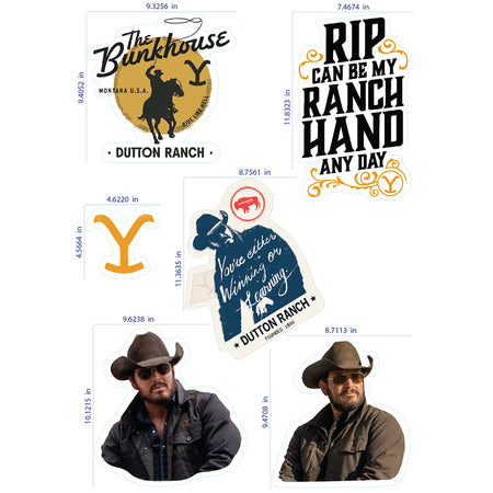 Yellowstone Rip Wheeler Wall Stickers