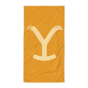Yellowstone Y Logo Beach Towel