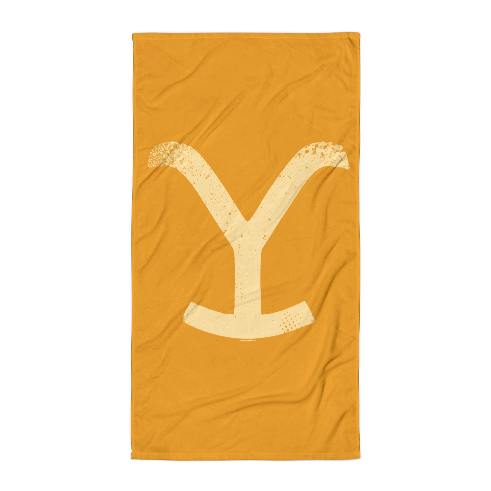 Yellowstone Y Logo Strandhandtuch