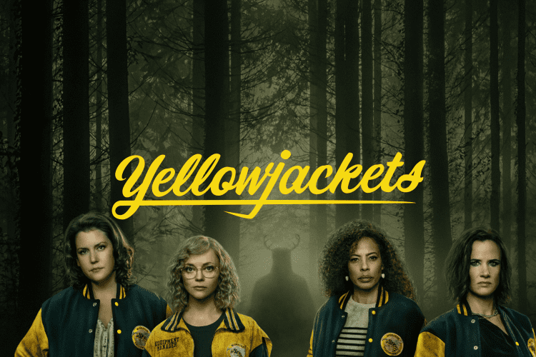 Yellowjackets Teen Misty Yellow and Black Varsity Jacket