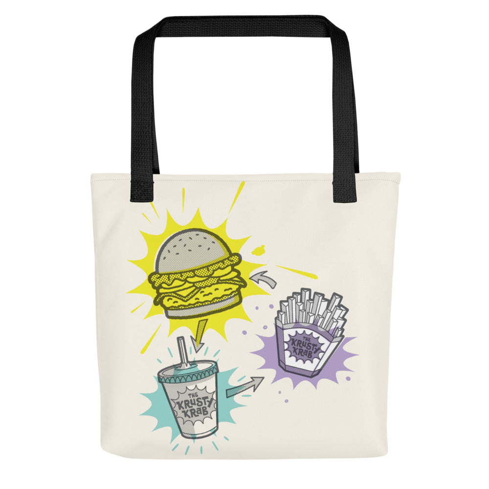 SpongeBob SquarePants Snacks Are My Friends Tote Bag