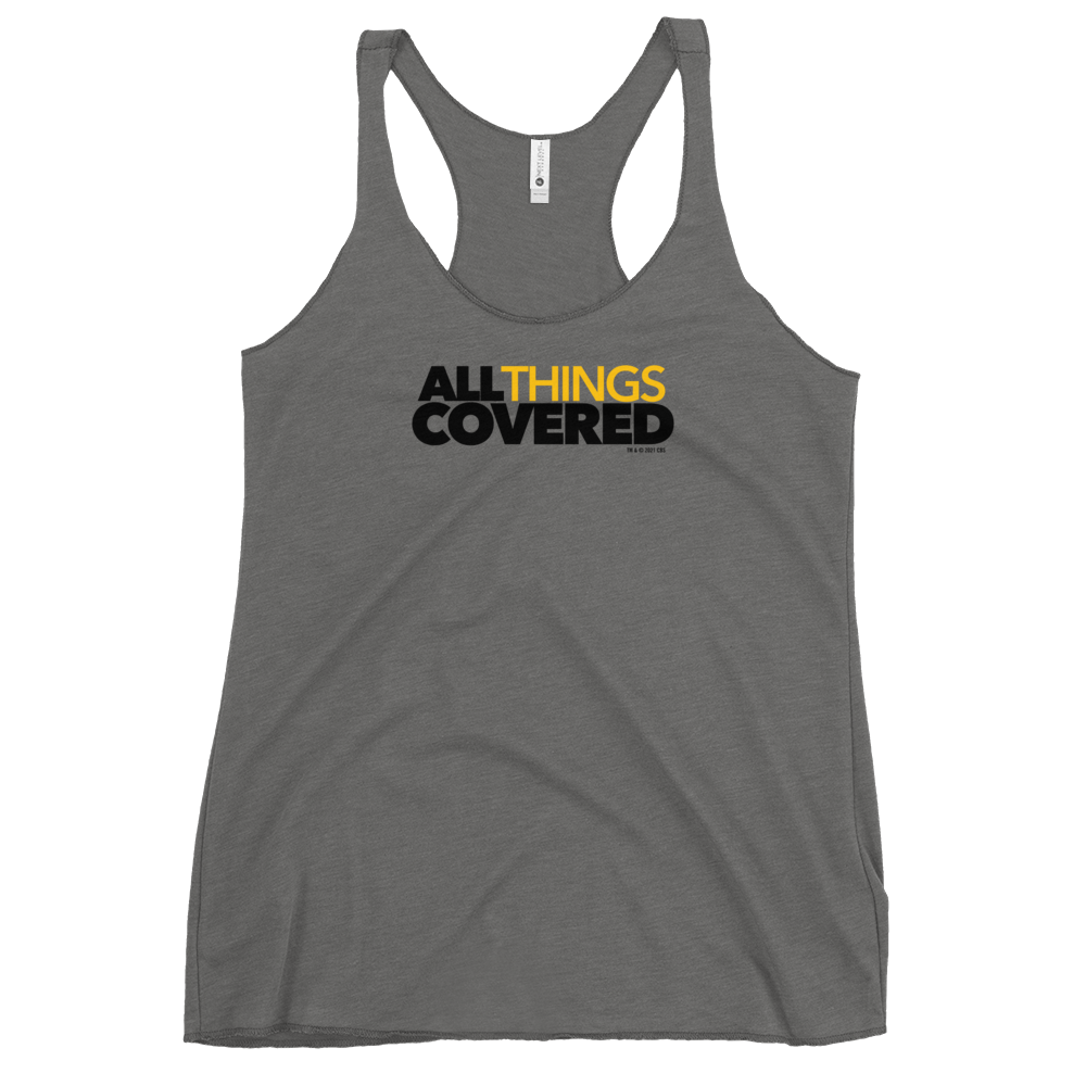 All Things Covered Podcast ATC Podcast Logo Women's Tri - Blend Racerback Tank Top - Paramount Shop