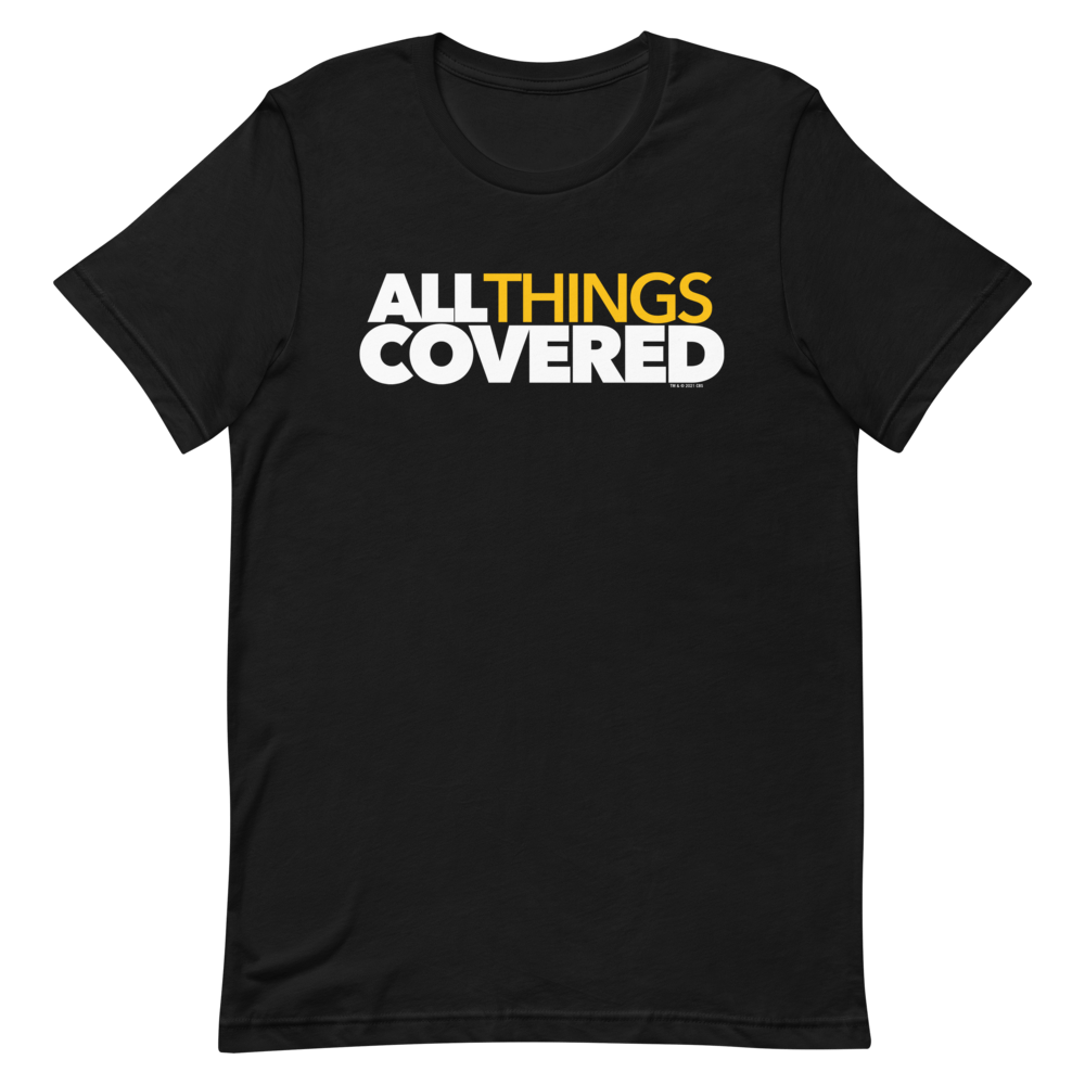 All Things Covered Podcast White Logo Adult Short Sleeve T - Shirt - Paramount Shop
