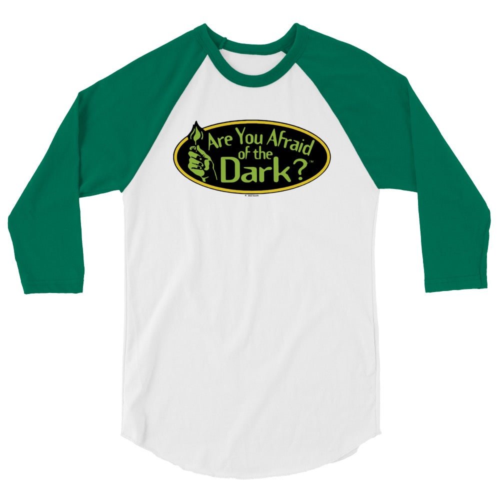 Are You Afraid of the Dark Original Logo Adult 3/4 Sleeve Raglan Shirt - Paramount Shop