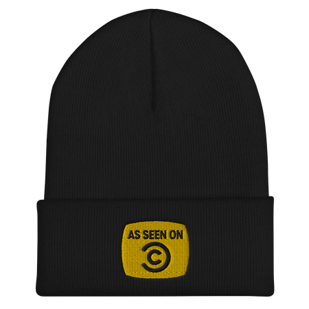 As Seen On Comedy Central Logo Embroidered Beanie - Paramount Shop