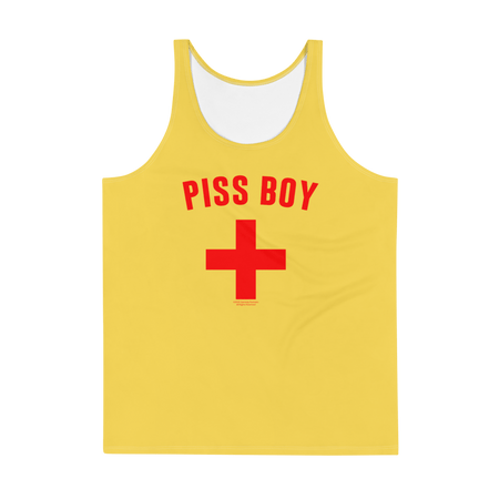 As Seen On Comedy Central Piss Boy Adult All - Over Print Tank Top - Paramount Shop